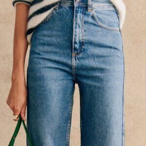 Sezane Blue Ankle & Cropped Jeans